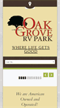 Mobile Screenshot of oakgrovervpark.com